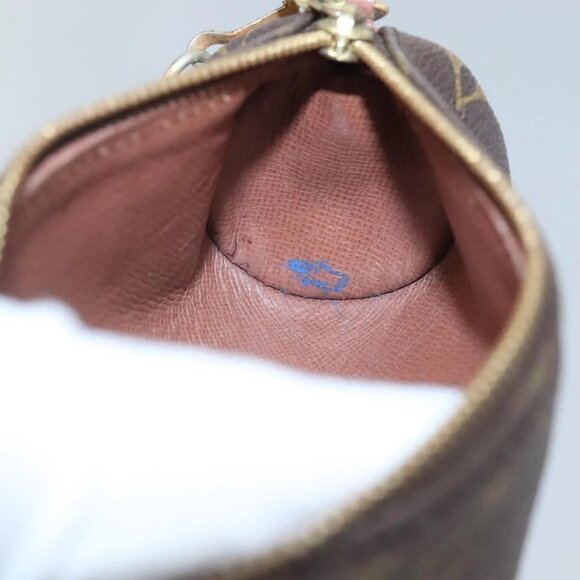 LOUIS VUITTON Monogram Papillon Pouch LV Auth SW860 - Picture 12 of 16